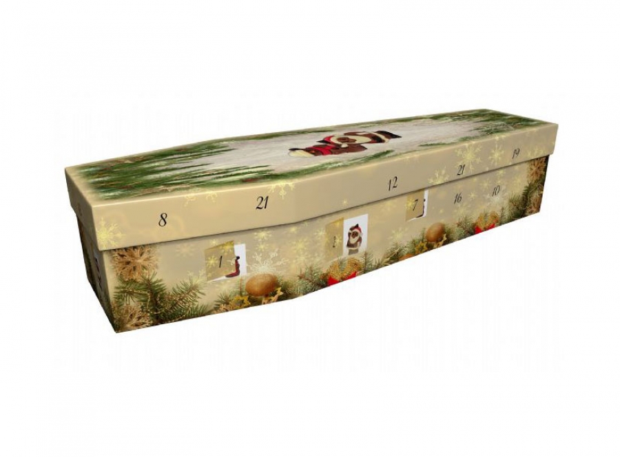 Cardboard coffin - Advent calendar - 3977