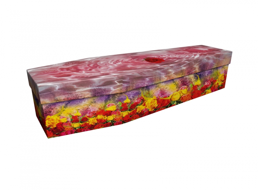 Cardboard coffin - Bath of Roses - 3590