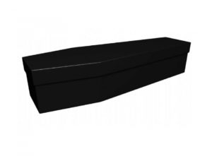 Cardboard coffin - Black - 3687