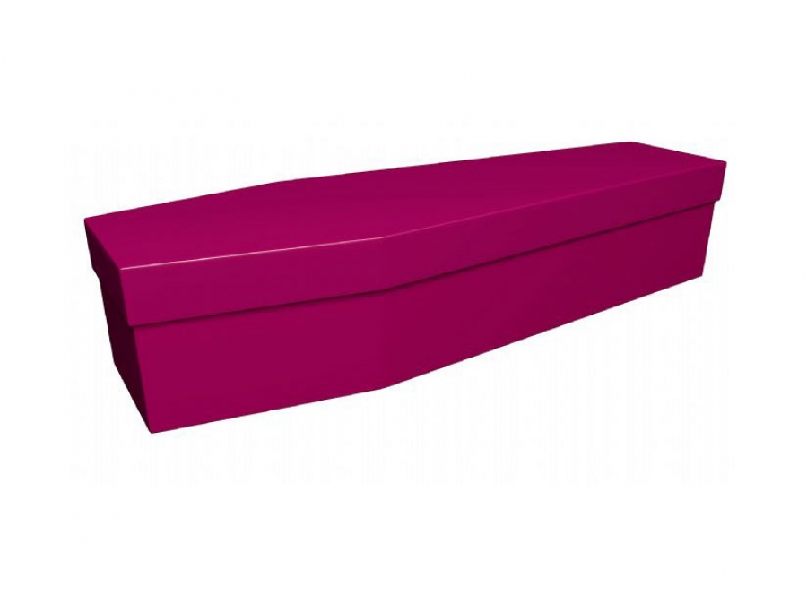 Cardboard coffin - Bright pink (CR-18) - 3777