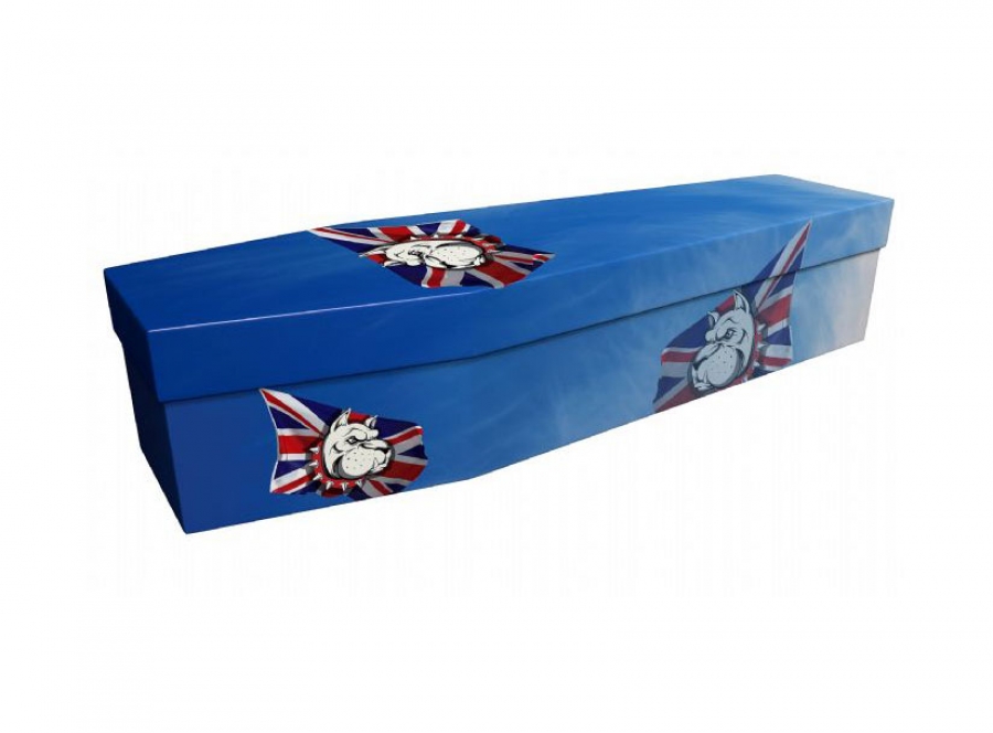 Cardboard coffin - British Bulldog - 3644