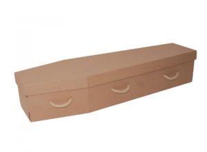 Cardboard coffin - Brown economy - 3712