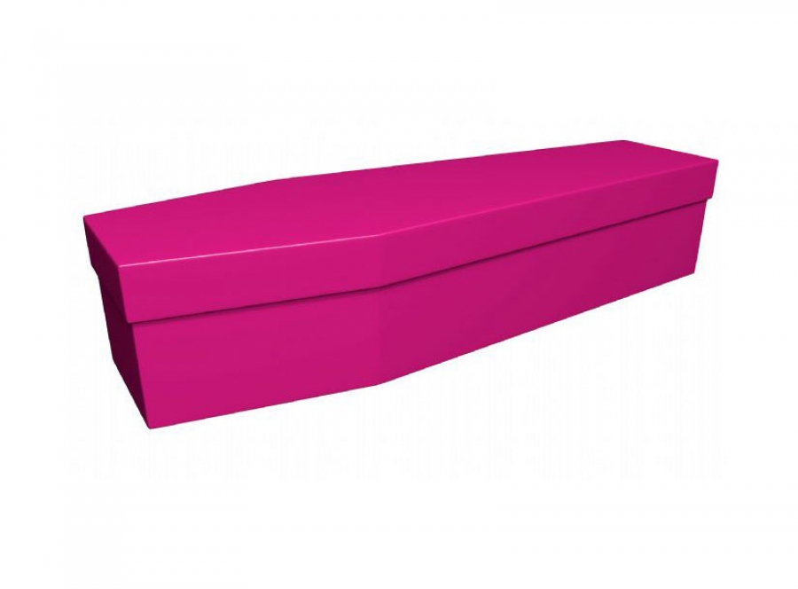 Cardboard coffin - Cerise pink - 3741