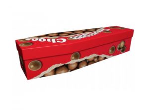 Cardboard coffin - Chocolate balls - 3973
