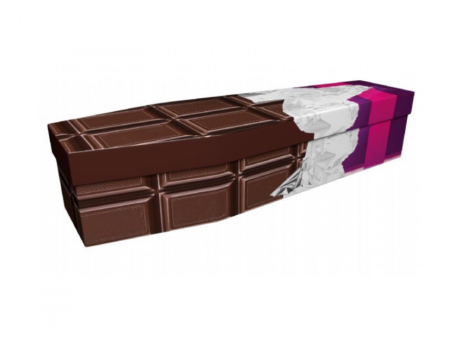 Cardboard coffin - Chocolate bar - 3643