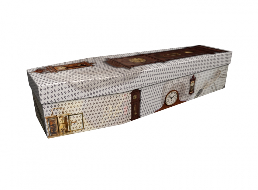 Cardboard coffin - Clocks - 3842