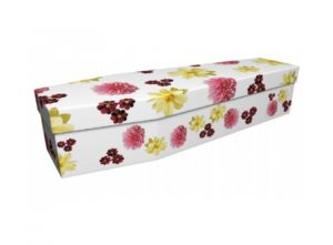 Cardboard coffin - Dahlia and Cosmos - 3651