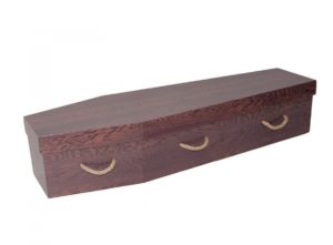 Cardboard coffin - Dark Oak - 3713