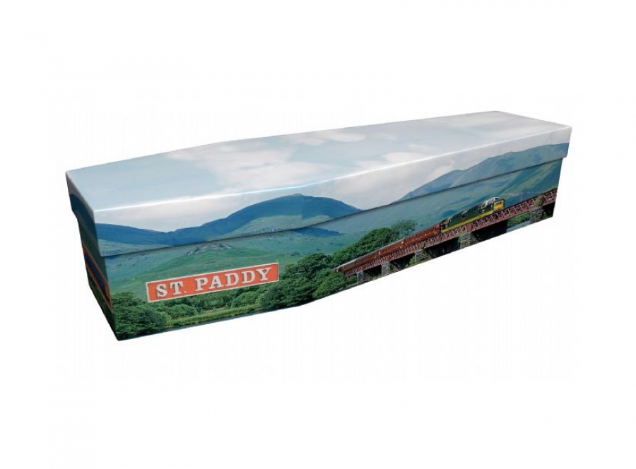 Cardboard coffin - Deltic train - 3791