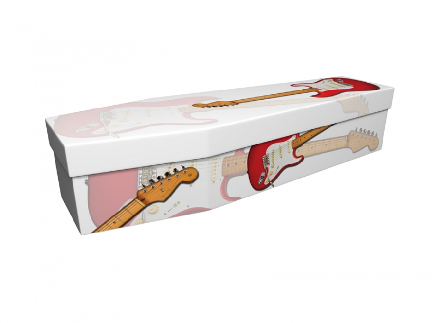 Cardboard coffin - Fender Guitar - 3734