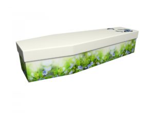 Cardboard coffin - Forget Me Not - 3591