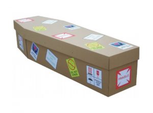 Cardboard coffin - Fragile goods - 3726