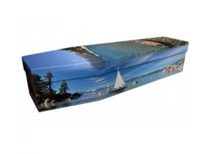 Cardboard coffin - Lake Tahoe - 3978