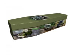 Cardboard coffin - Landrover - 3849
