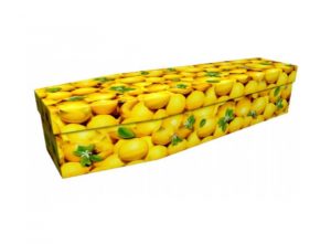 Cardboard coffin - Lemons - 3911