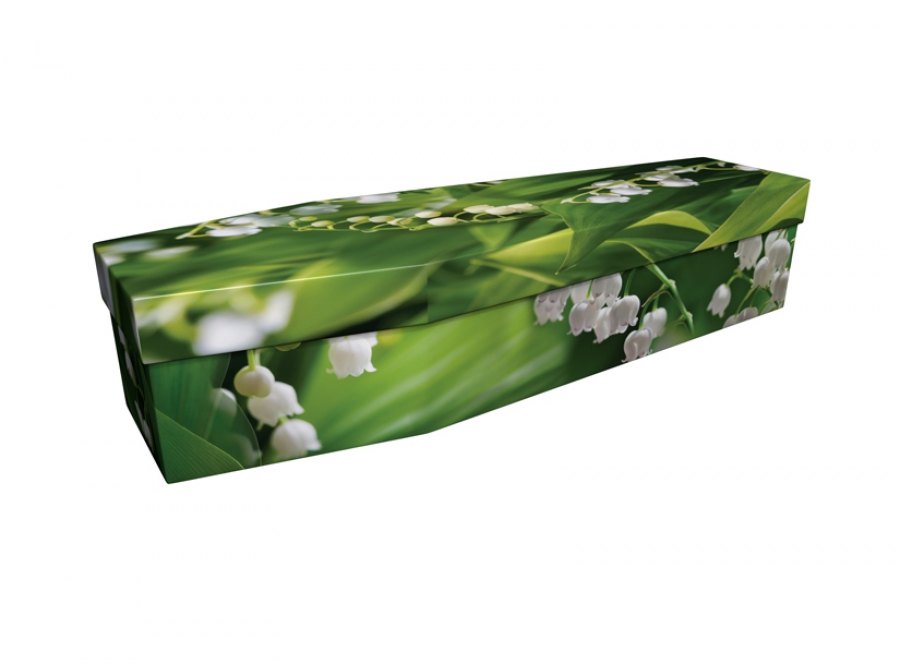 Cardboard coffin - Lily of the Valley - 3855