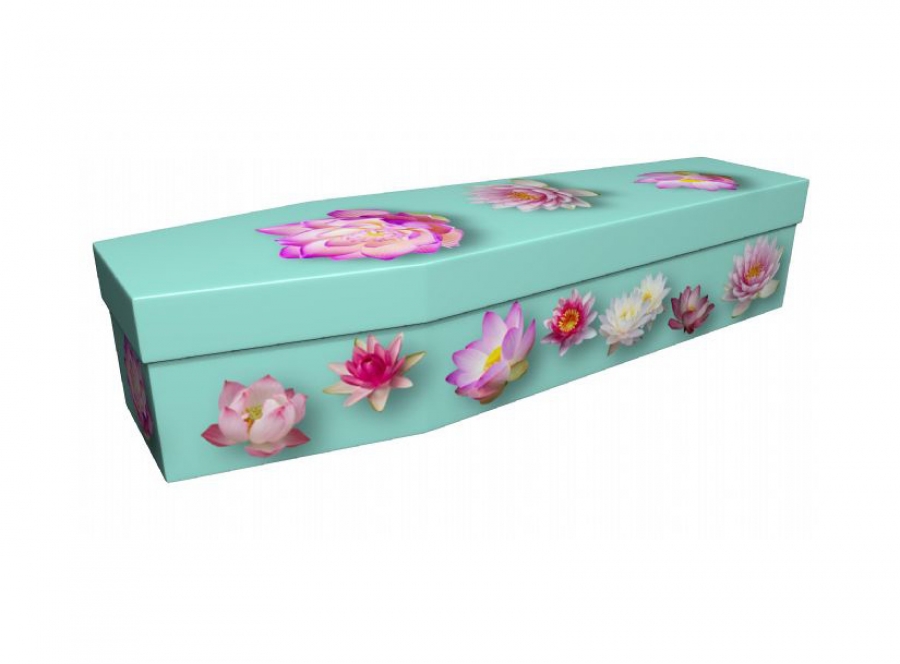 Cardboard coffin - Lotus flower - 3773
