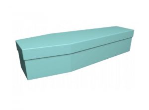 Cardboard coffin - Mint green - 3727