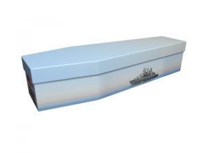 Cardboard coffin - Navy Battleship - 3616