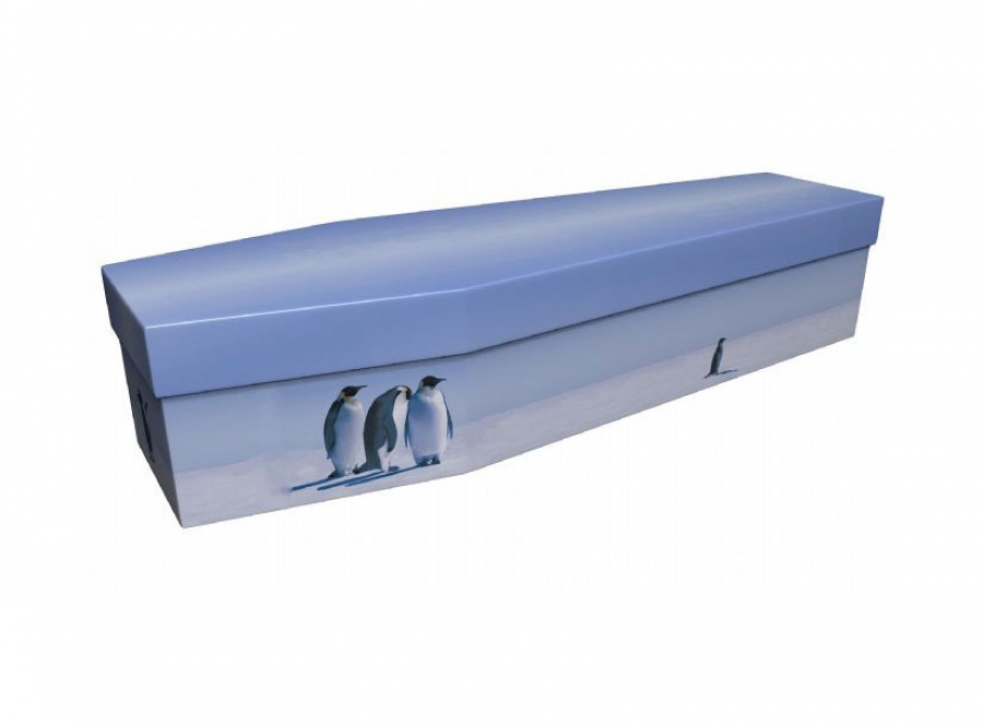 Cardboard coffin - Penguin - 3653