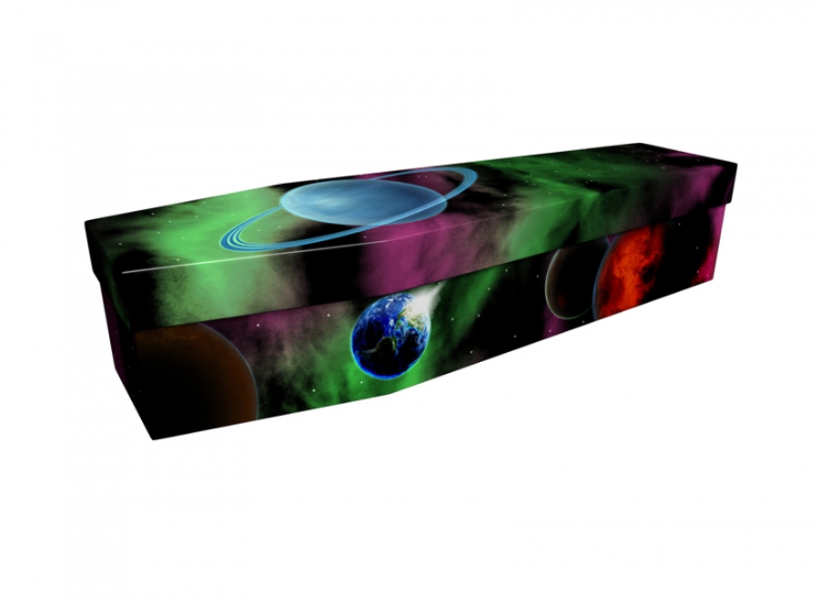 Cardboard coffin - Planets - 3676