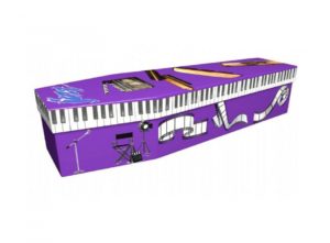 Cardboard coffin - Purple jazz - 3798