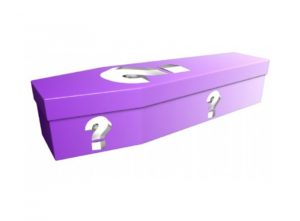 Cardboard coffin - Question mark - 3885