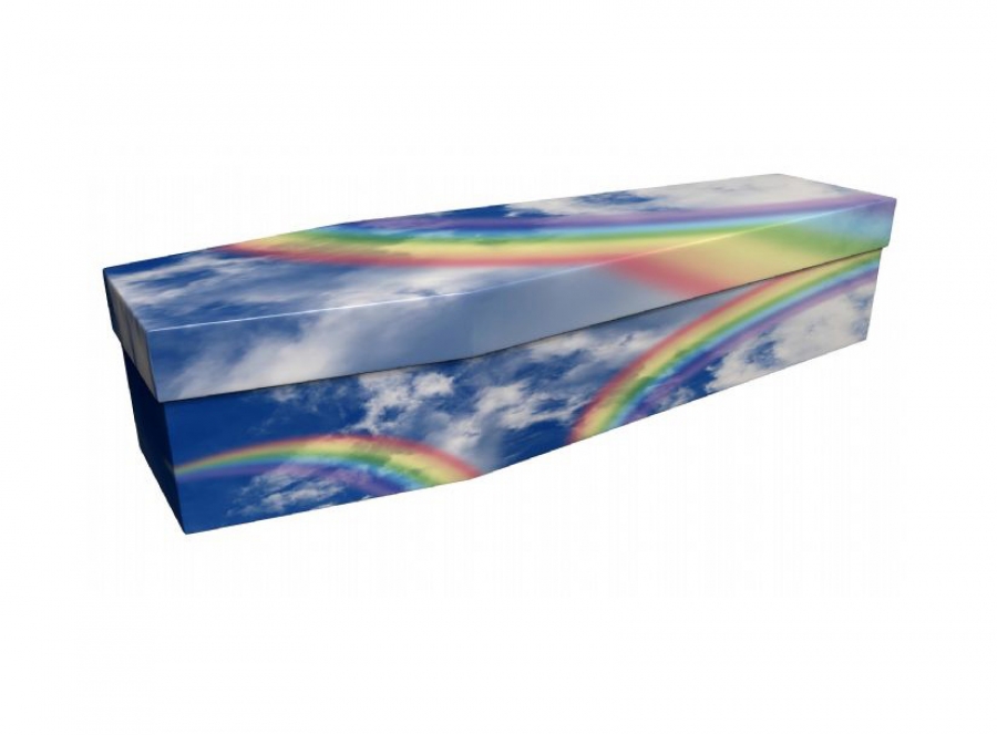 Cardboard coffin - Rainbow - 3920