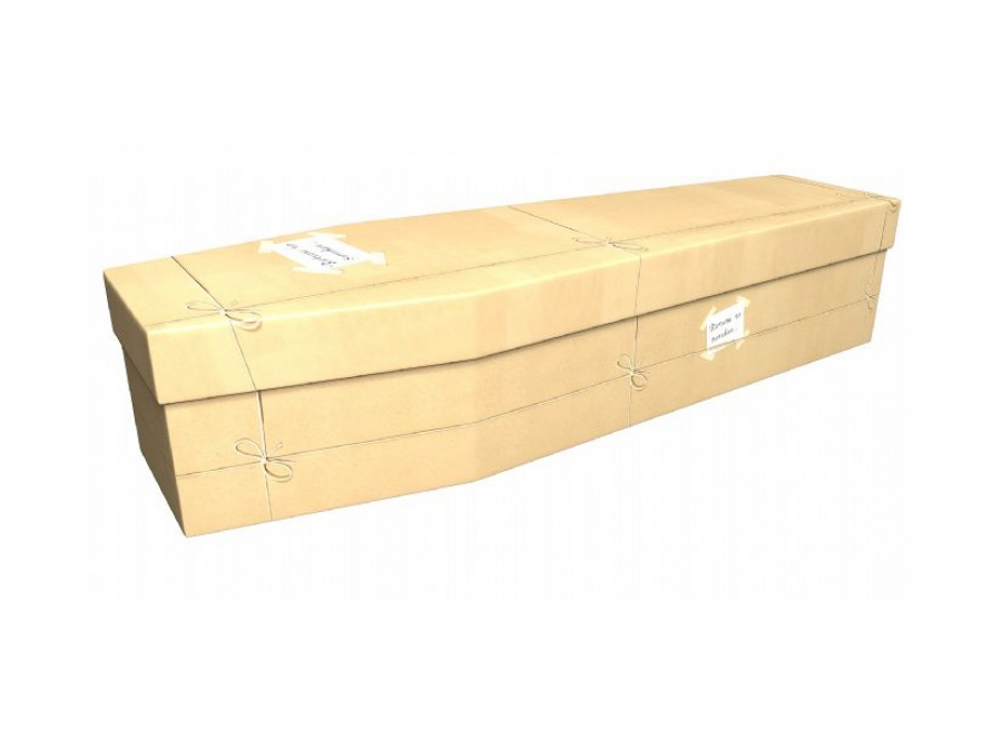 Cardboard coffin - Return to sender - 3891