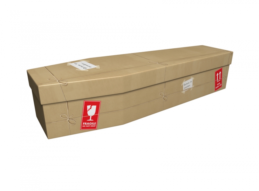 Cardboard Coffin - Return to Sender Fragile - 3612