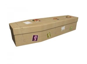 Cardboard coffin - Return to Sender Stamps - 3867