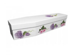 Cardboard coffin - Roses 1 - 3831