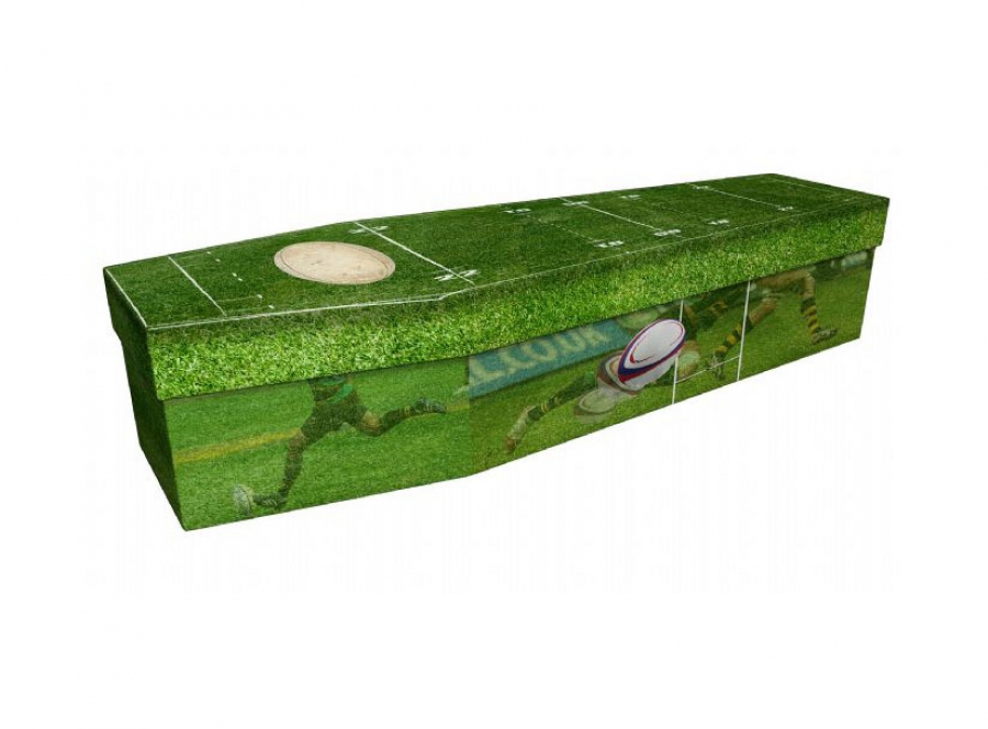 Cardboard coffin - Rugby - 3953