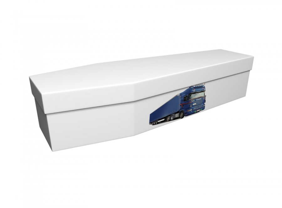 Cardboard coffin - Scania Lorry - 3846