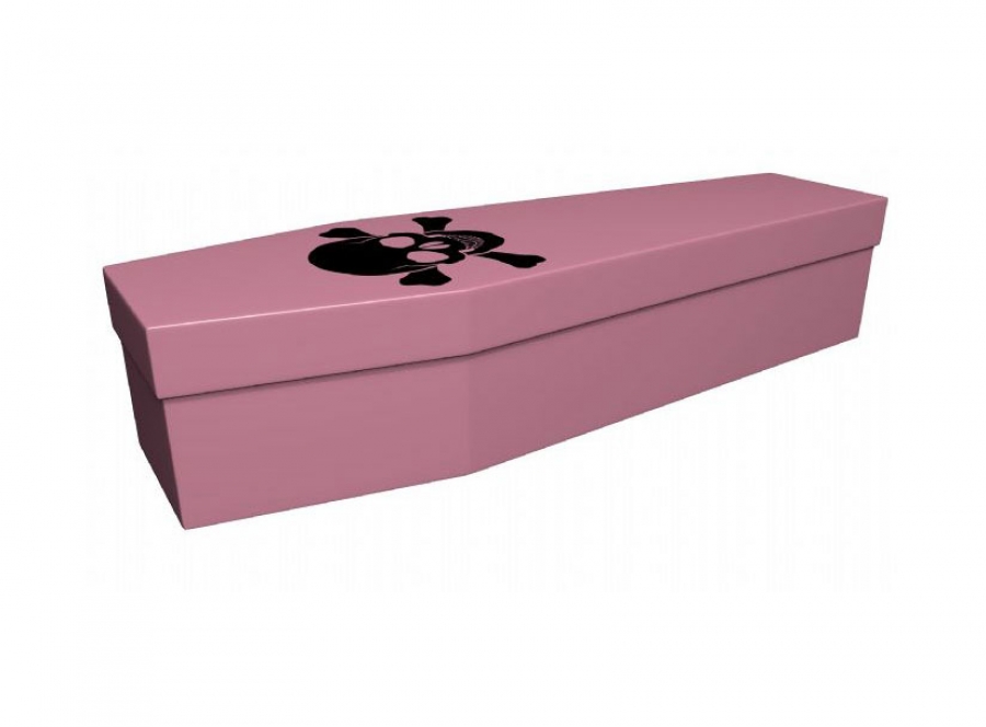 Cardboard coffin - Skull and Crossbones - 3642