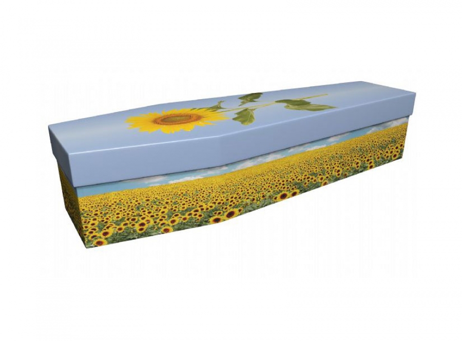 Cardboard coffin - Sunflower 2 - 3702