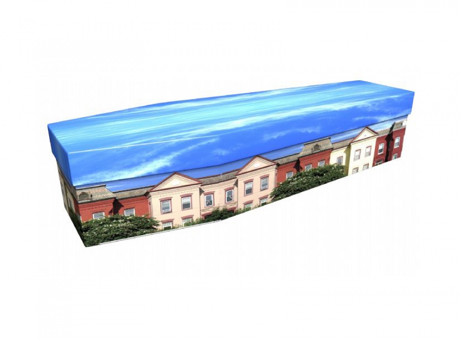 Cardboard coffin - Terrace houses - 3801