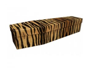 Cardboard coffin - Tiger stripe - 3894