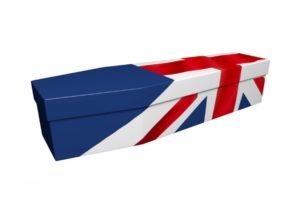 Cardboard coffin - Union Jack - 3599