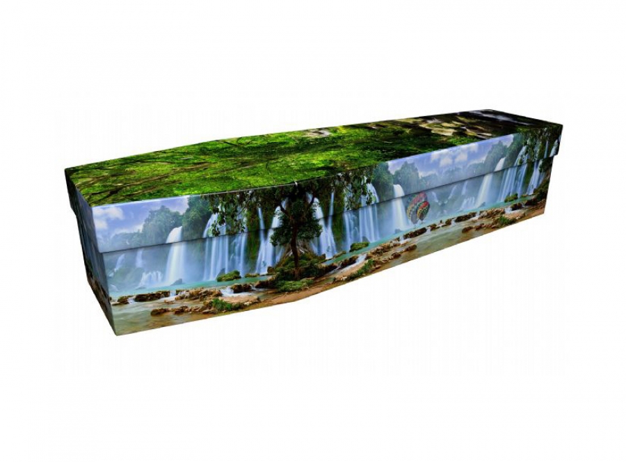Cardboard coffin - Waterfalls 1 - 3930