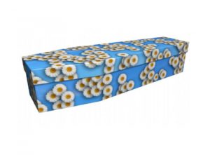 Cardboard coffin - White daisy 1 - 3918