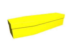 Cardboard coffin - Yellow (CR-2) - 3698