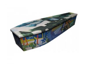 Wooden coffin - Art design - 4067