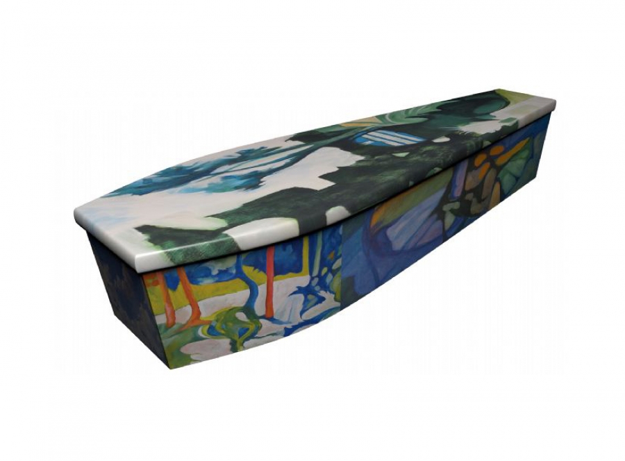 Wooden coffin - Art design - 4067