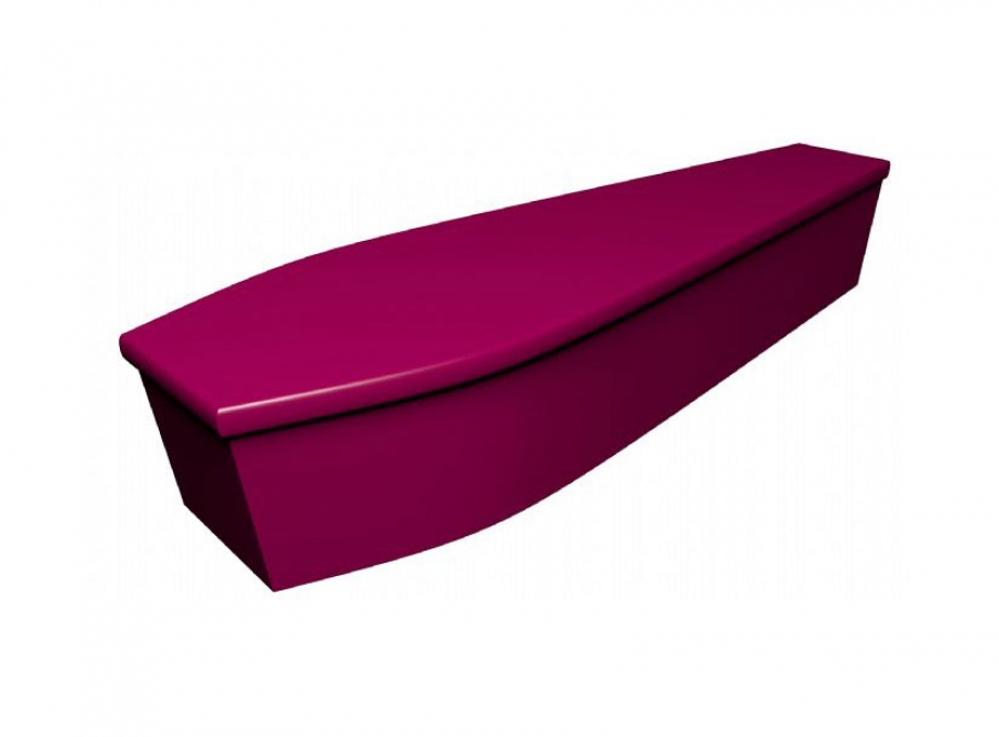 Wooden coffin - Bright pink (CR-18) - 4056
