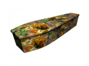 Wooden coffin - Coral - 4242