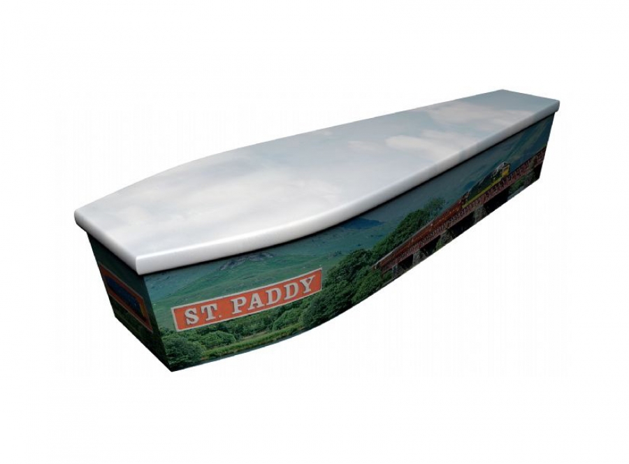 Wooden coffin - Deltic train - 4080