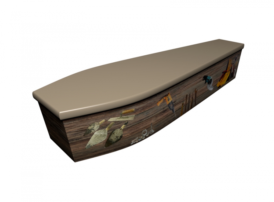 Wooden coffin - Handyman - 4191