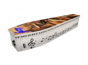 Wooden coffin - Jazz with Piano Keys - 4093