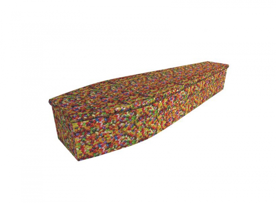 Wooden coffin - Jelly beans - 4010